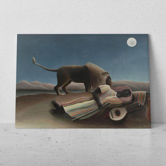 La gitana dormida -  Henri Rousseau (Horizontal)