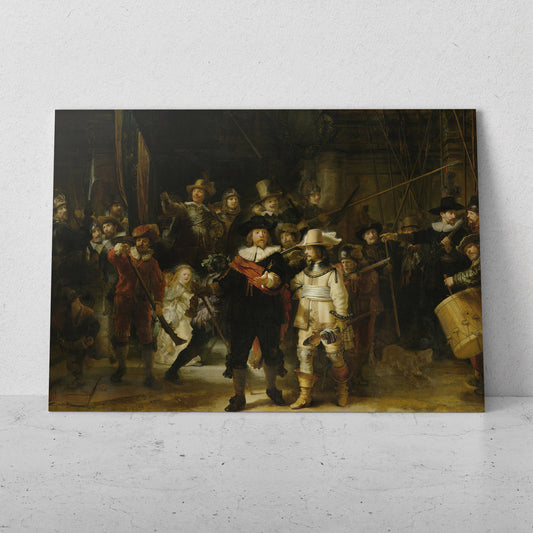 La ronda de noche - Rembrandt (Horizontal)