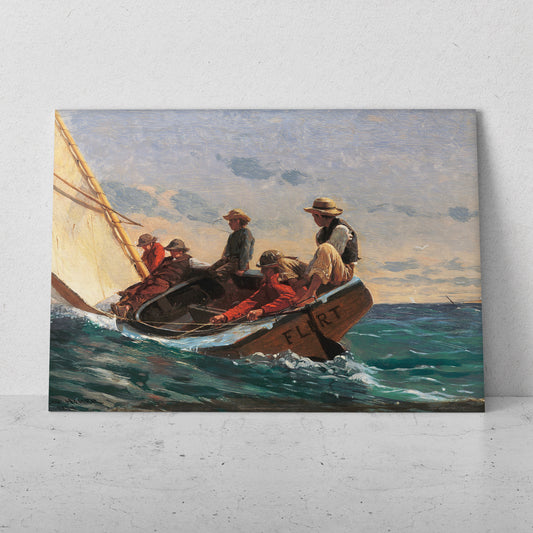 El Coqueteo - Winslow Homer (Horizontal)