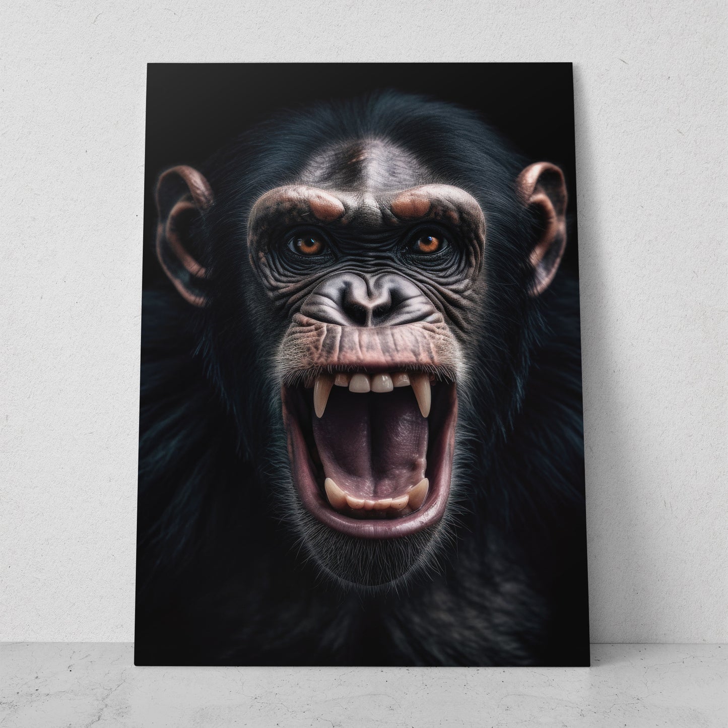 Chimpancé enojado (Vertical) R09