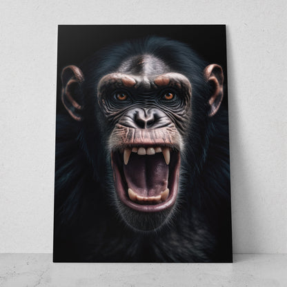 Chimpancé enojado (Vertical) R09
