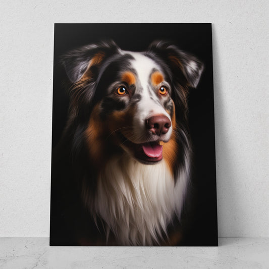 Perro border collie (Vertical) R06