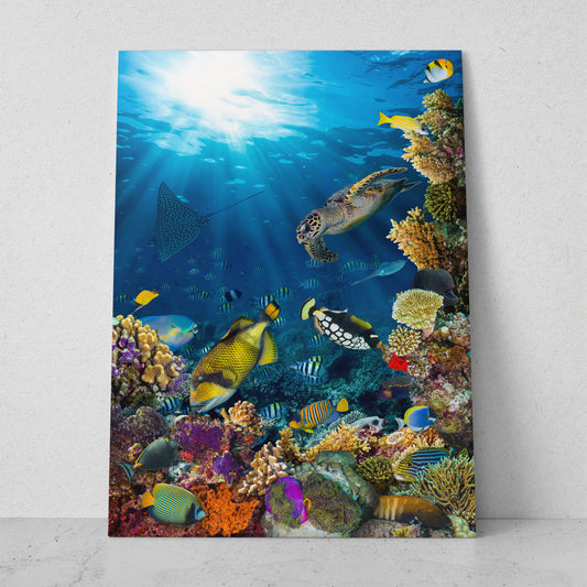 Arrecife con animales (Vertical) #AN02_14