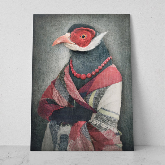 Ave con rebozo (Vertical) #AN04_09