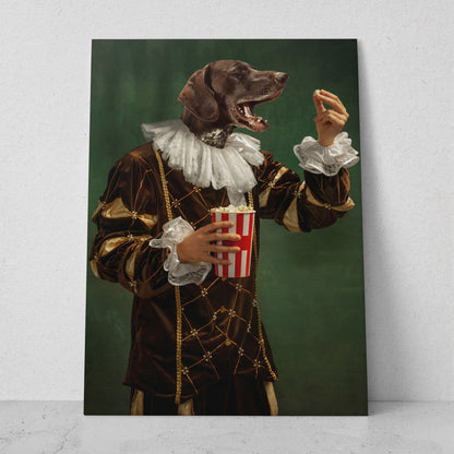 Perro listo para el cine (Vertical) #AN06_004