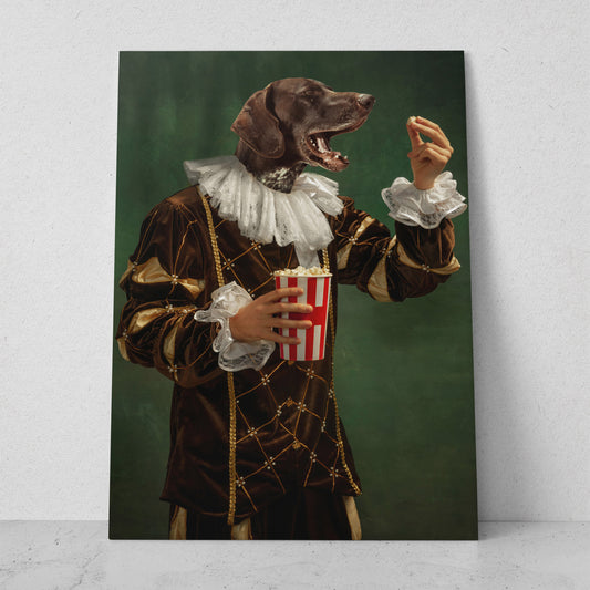 Perro listo para el cine (Vertical) #AN06_004