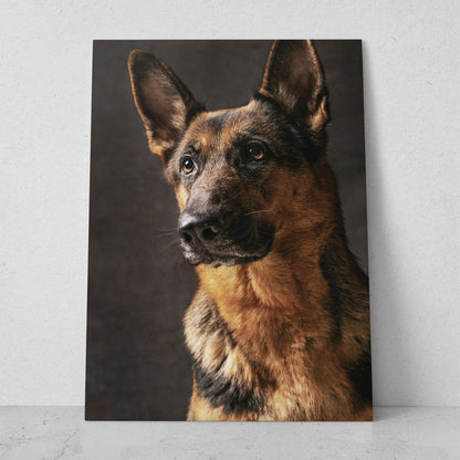 Pastor Alemán retrato (Vertical) #AN06_008