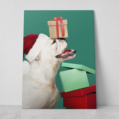 Bulldog navideño (Vertical) #AN06_052