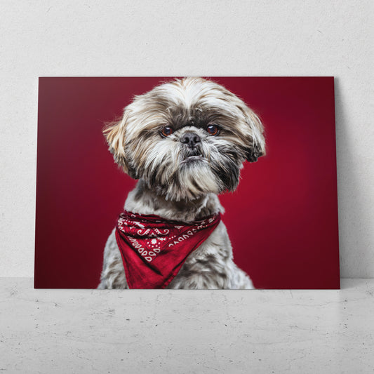 Shih Tzu bandolero  (Horizontal) #AN06_220