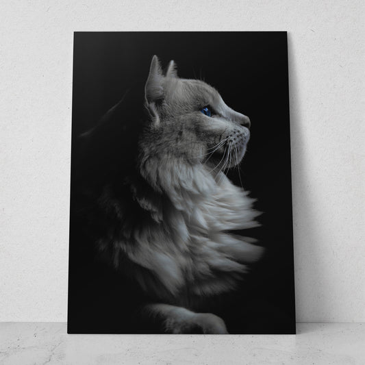 Gato perfil elegante (Vertical) #AN12_002