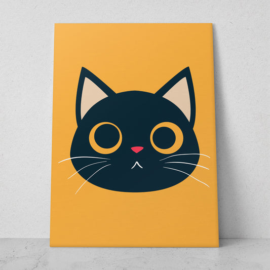 Ilustración gato negro (Vertical) #AN12_096