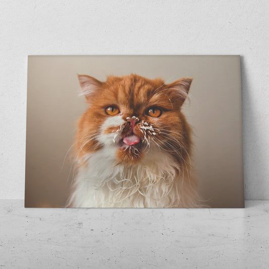 Gato bigotes con leche (Horizontal) #AN12_116