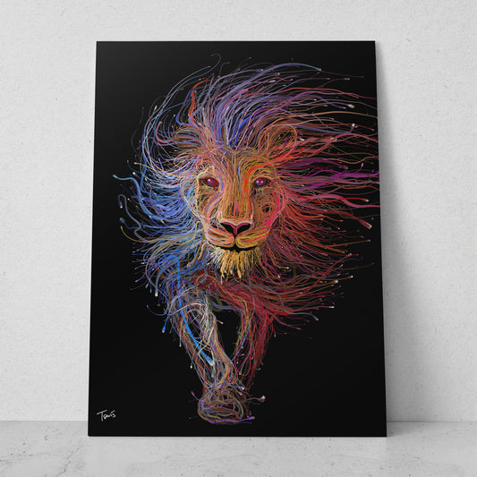 Ilustración león LAN (Vertical) #AN14_085