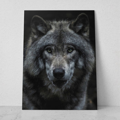 Retrato de lobo gris (Vertical) #AN15_02