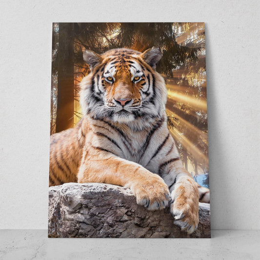 Tigre descansando en el atardecer (Vertical) #AN20_05
