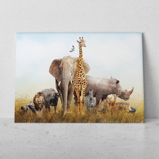 Ilustración animales de la selva (Horizontal) #AN22_23