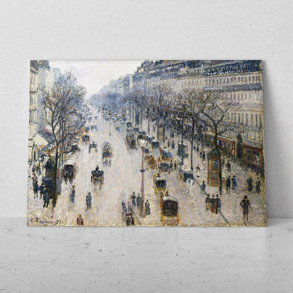 Boulevard Montmartre - Camille Pissarro (Horizontal)