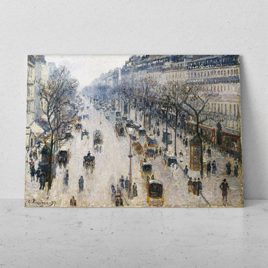 Boulevard Montmartre - Camille Pissarro (Horizontal)