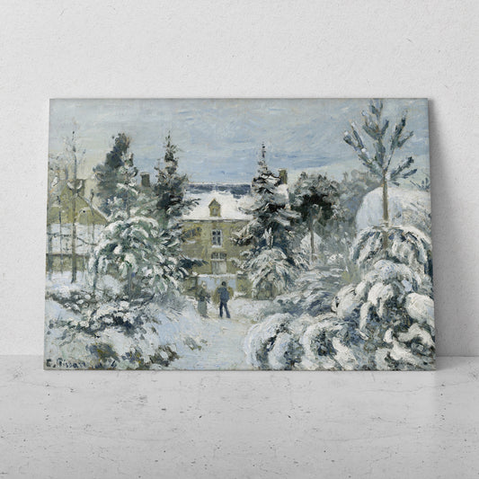 La casa de Piette en Montfoucault - Camille Pissarro (Horizontal)