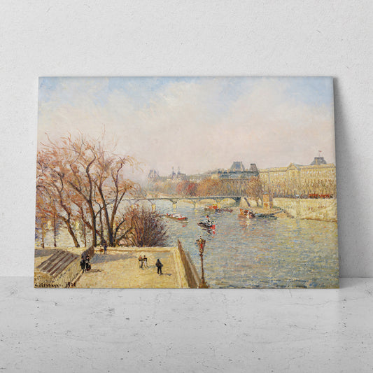 El Louvre- Camille Pissarro (Horizontal)