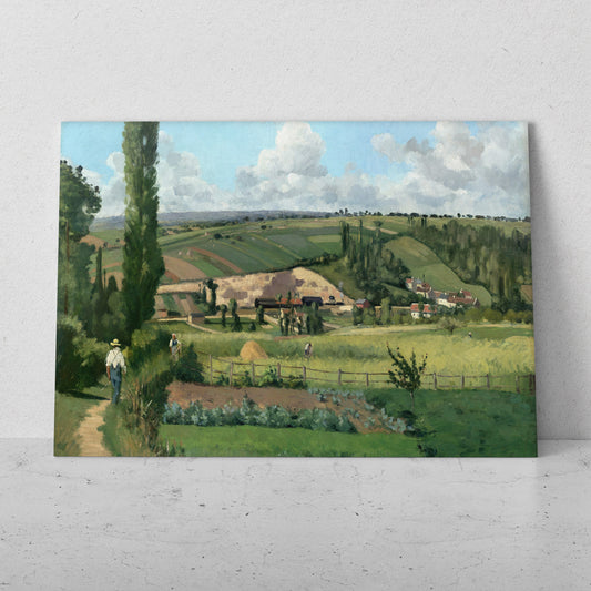 Paisaje en Les Pâtis, Pontoise - Camille Pissarro (Horizontal)