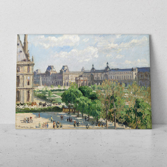 Place du Carrousel, Paris - Camille Pissarro (Horizontal)