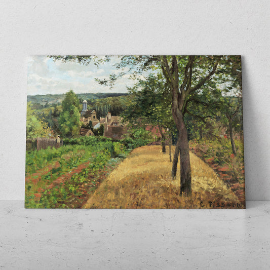 Huertos en Louveciennes - Camille Pissarro (Horizontal)