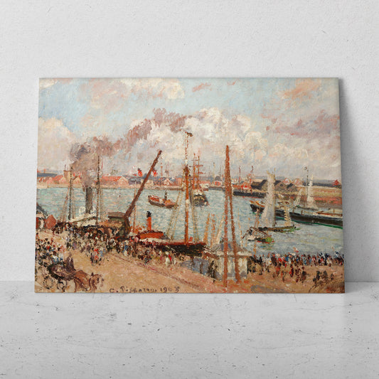 El Puerto de Le Havre - Camille Pissarro (Horizontal)