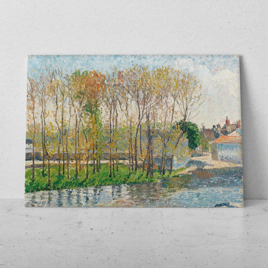 Bords du Loing à Moret - Camille Pissarro (Horizontal)