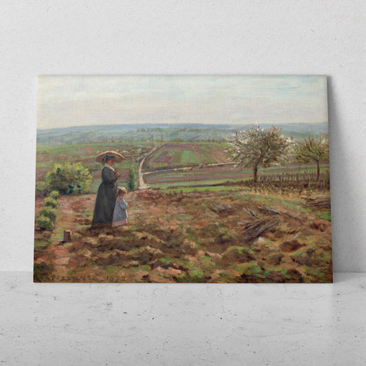 Camino a Rouen- Camille Pissarro (Horizontal)