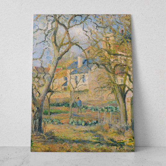 Huerto - Camille Pissarro (Vertical)