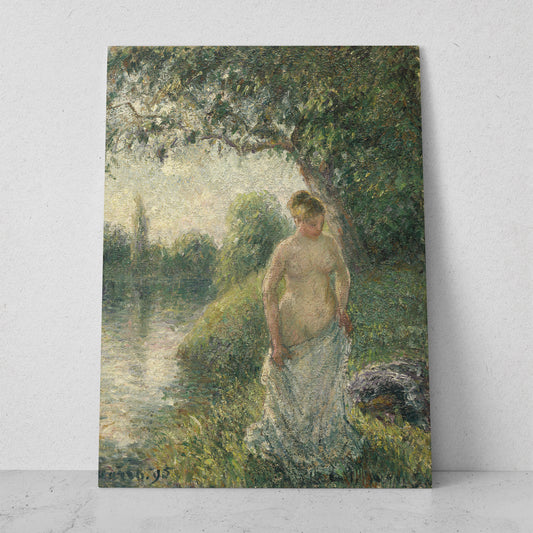 La Bañista - Camille Pissarro (Vertical)