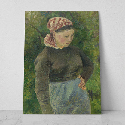 Mujer Campesina - Camille Pissarro (Vertical)