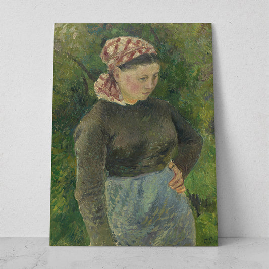 Mujer Campesina - Camille Pissarro (Vertical)