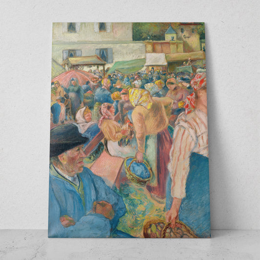 Mercado - Camille Pissarro (Vertical)