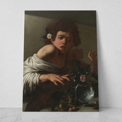 Chico mordido por una lagartija - Caravaggio (Vertical)