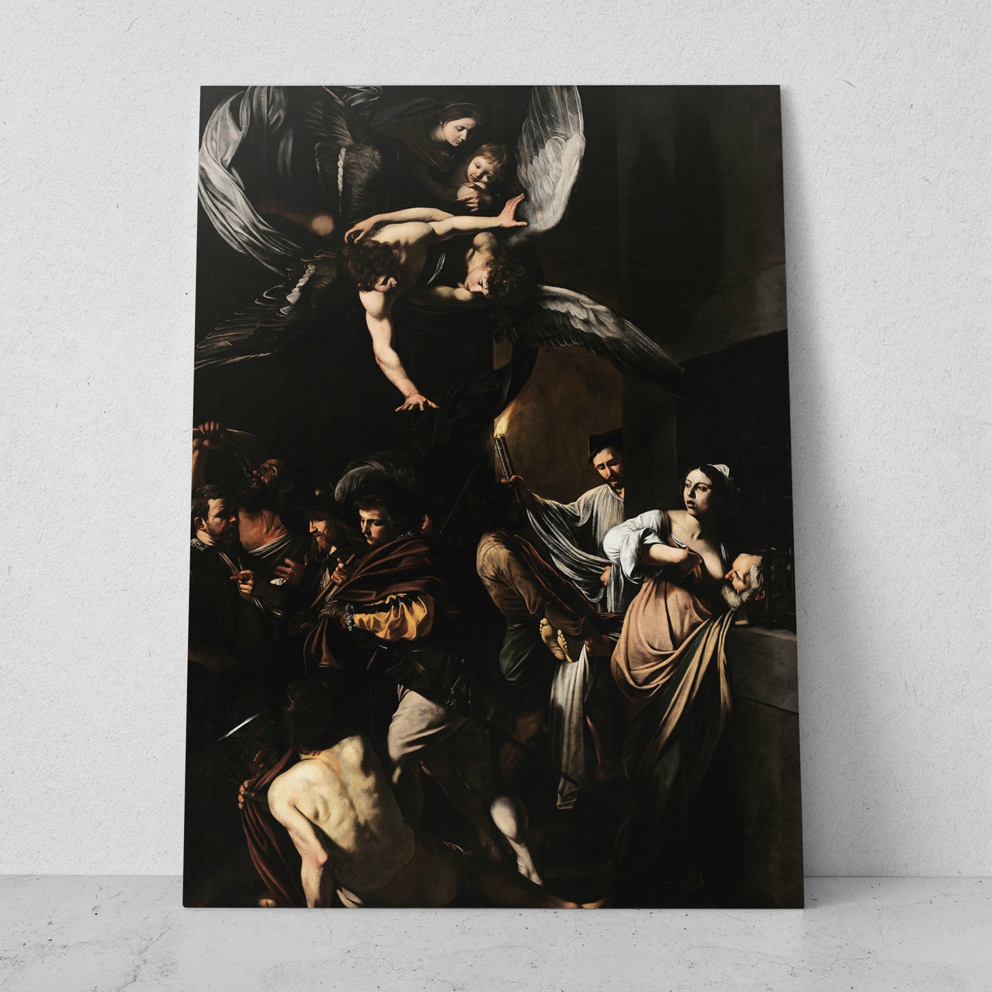 Las Siete Obras de Misericordia - Caravaggio (Vertical)