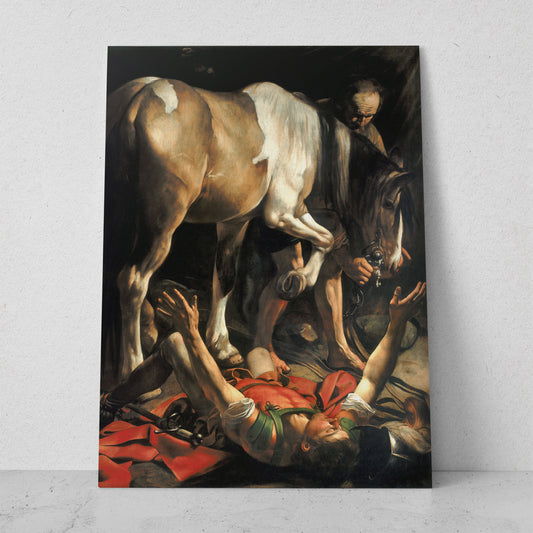 La conversión de San Pablo - Caravaggio (Vertical)