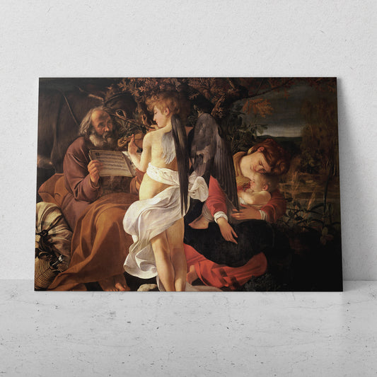 Descanso en la huida a Egipto - Caravaggio (Horizontal)