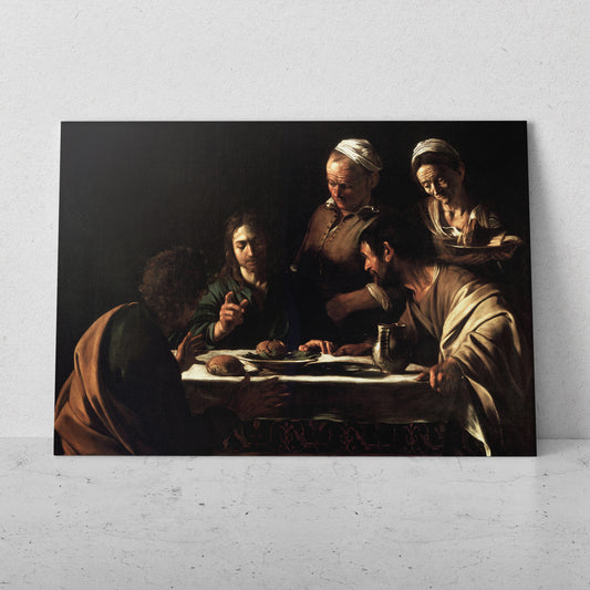 Los discípulos de Emaús - Caravaggio (Horizontal)