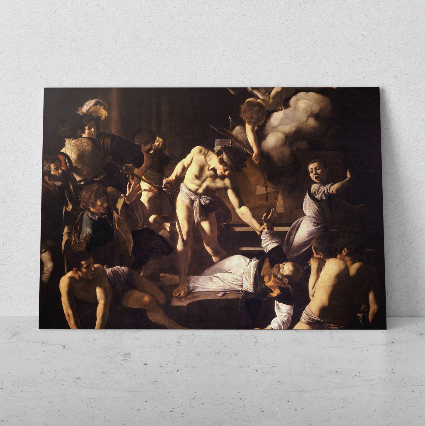 El martirio de San Mateo - Caravaggio (Horizontal)