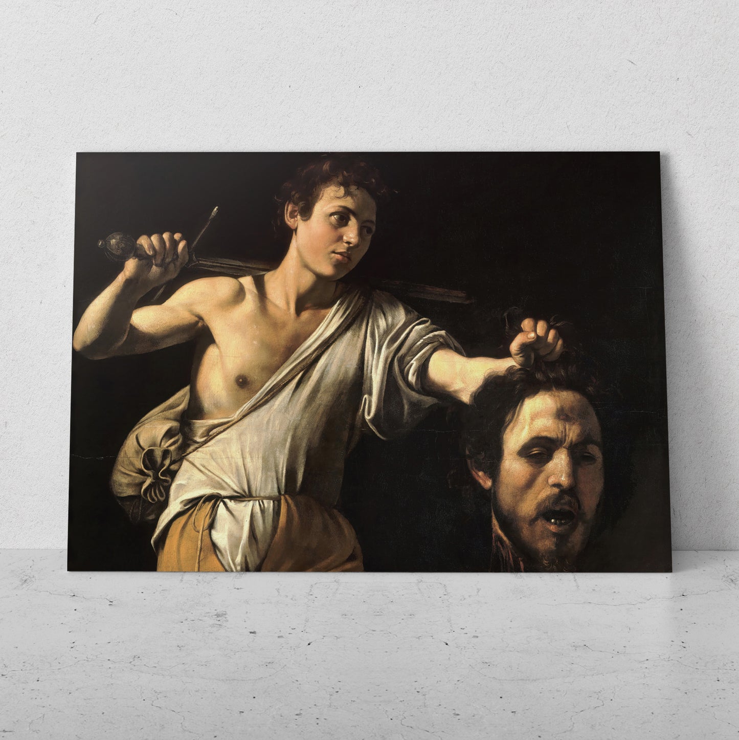 David con la cabeza de Goliat - Caravaggio (Horizontal)