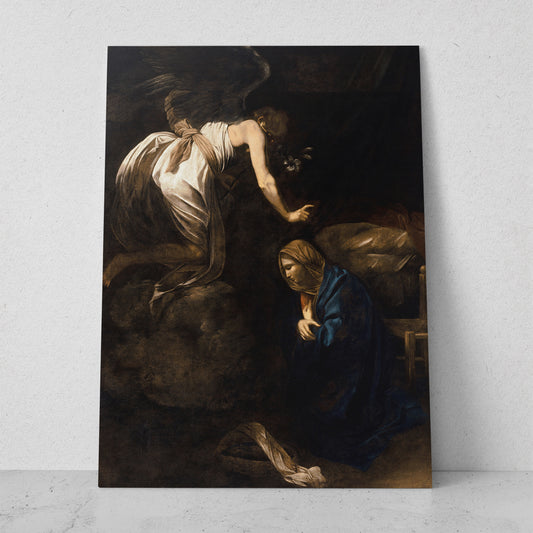 La Anunciación - Caravaggio (Vertical)