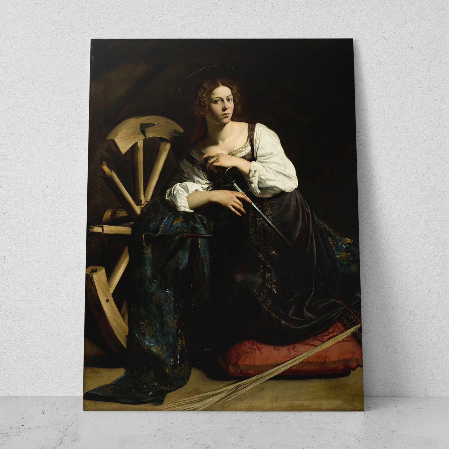 Santa Catalina de Alejandría- Caravaggio (Vertical)