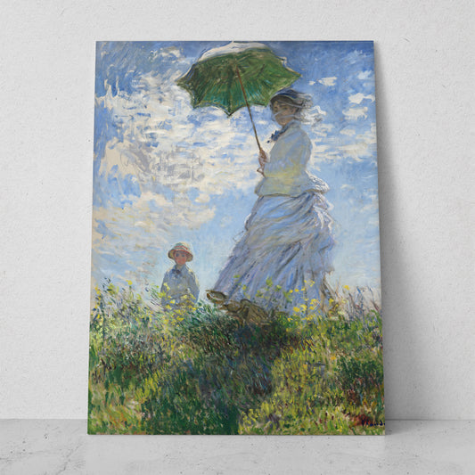 Mujer con sombrilla - Claude Monet (Vertical)