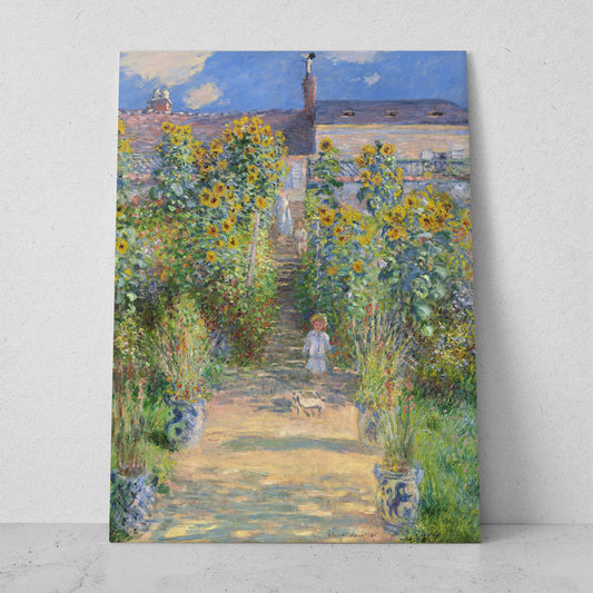 El Jardín del Artista en Vétheuil - Claude Monet (Vertical)