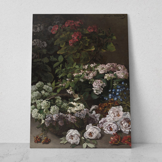 Flores de primavera- Claude Monet (Vertical)