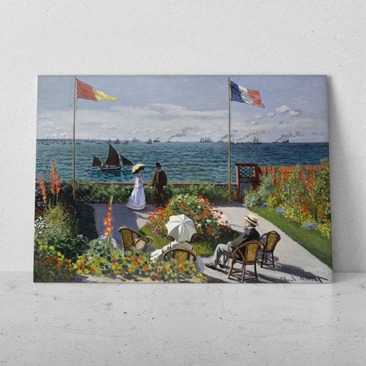La terraza de Sainte-Adresse- Claude Monet (Horizontal)