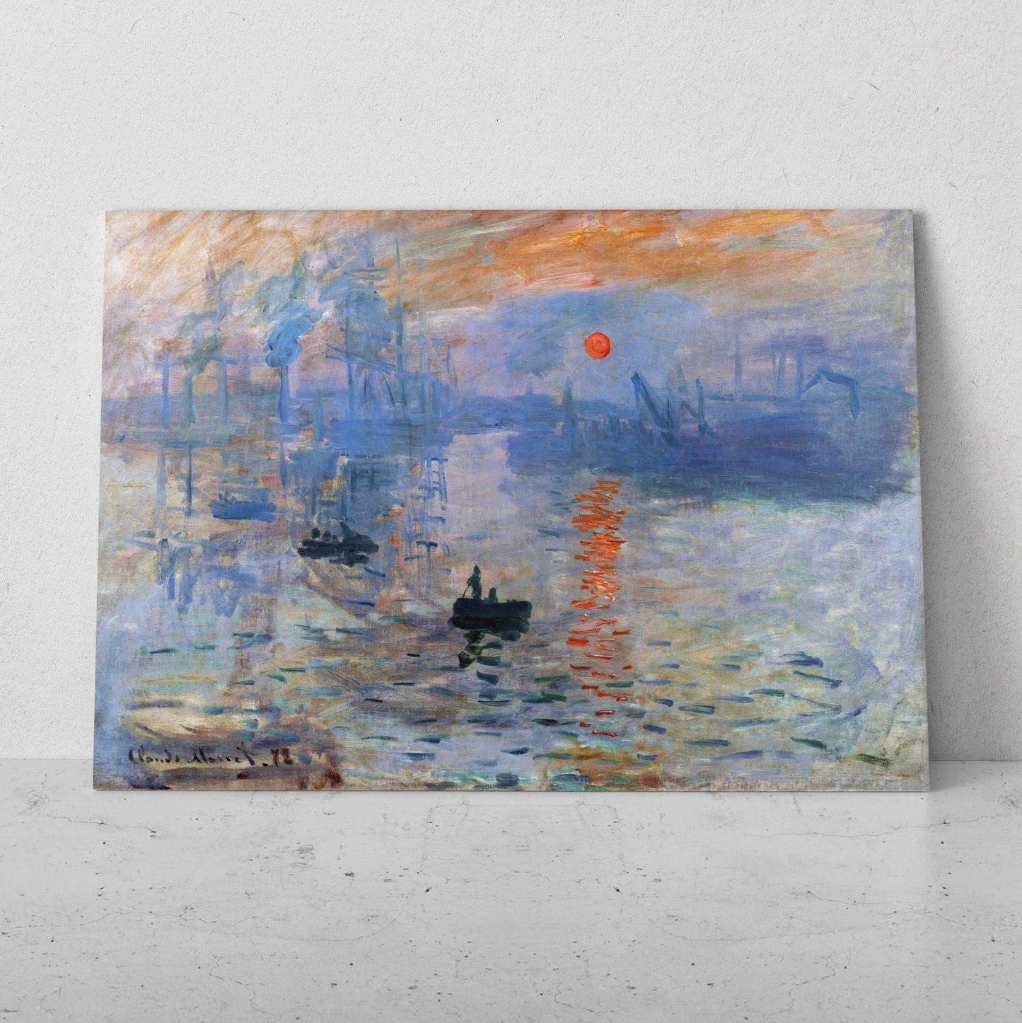 Impresión, sol naciente- Claude Monet (Horizontal)