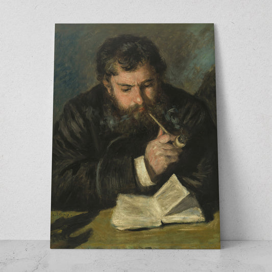 Claude Monet leyendo- Claude Monet (Vertical)